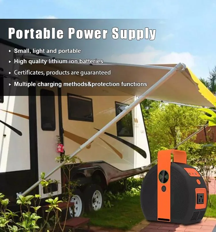 Emergency Power Backup Portable Power Station 100W Power Bank Energy Storage System for Outdoor