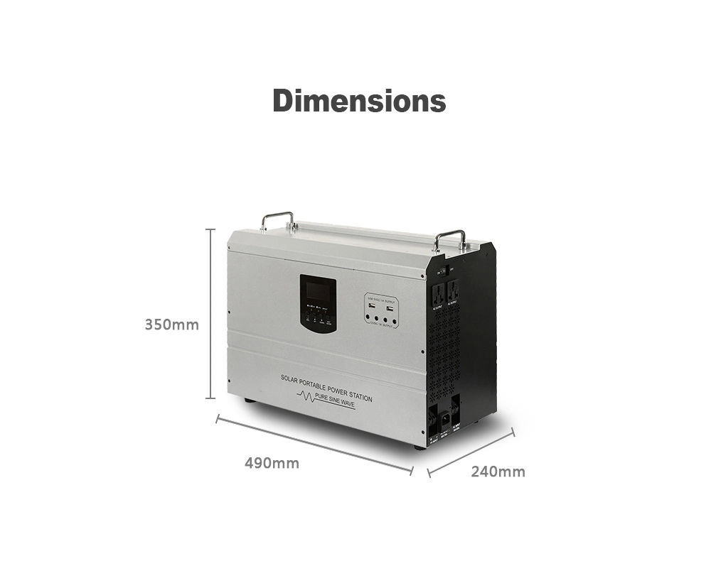 Solar Generator 5000W 4000W Outdoor Power Bank Portable Solar Power Station LiFePO4 Portable Power Station