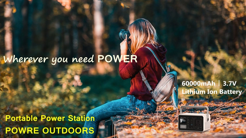 20ah 200W Rechargeable Battery Portable Power Station for Camping Hiking Surival