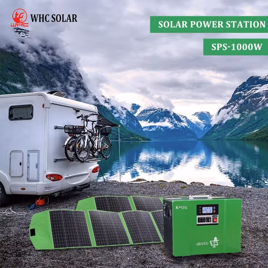 Central Elétrica Portátil 1000 W 1280 Wh para Backup de Emergência em Acampamento Externo