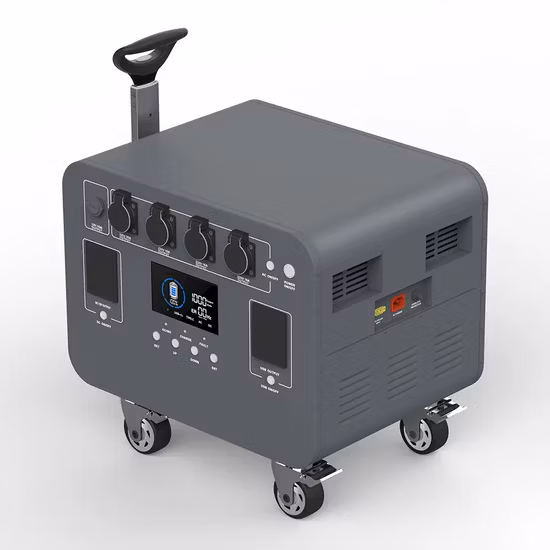 Fonte de alimentação de armazenamento de energia portátil multifuncional 220 V 110 V 500 W 1000 W 2000 W 3000 W 5000 W Estação de energia portátil para ambientes externos