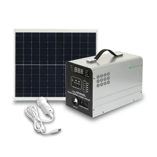 Bateria de lítio de reserva de energia DC regulada AC Gerador solar 100 W Painel solar 500 W Estação de energia portátil para acampamento