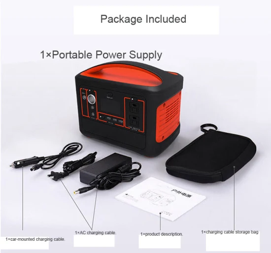 173000mAh/640wh Fonte de alimentação portátil Gerador de energia solar Bateria de backup de emergência residencial 600 W Estação de energia portátil